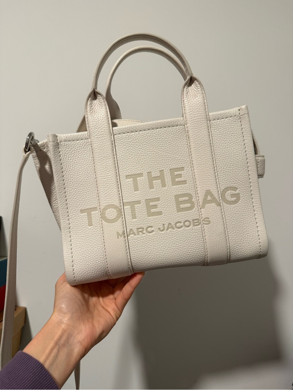 Marc Jacobs The Tote Bag in Off-White